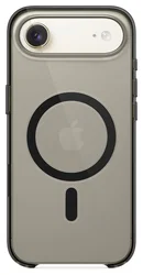 Origineel Apple Air Hoesje MagSafe Clear Case Back Cover Frost Zwart afbeelding