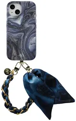 AVY Apple iPhone 13 / 14 MagSafe Hoesje met Koord 32CM Obscura Blue afbeelding