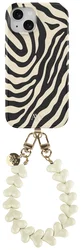 AVY Apple iPhone 13 / 14 MagSafe Hoesje met Koord 30CM Safari Hearts afbeelding