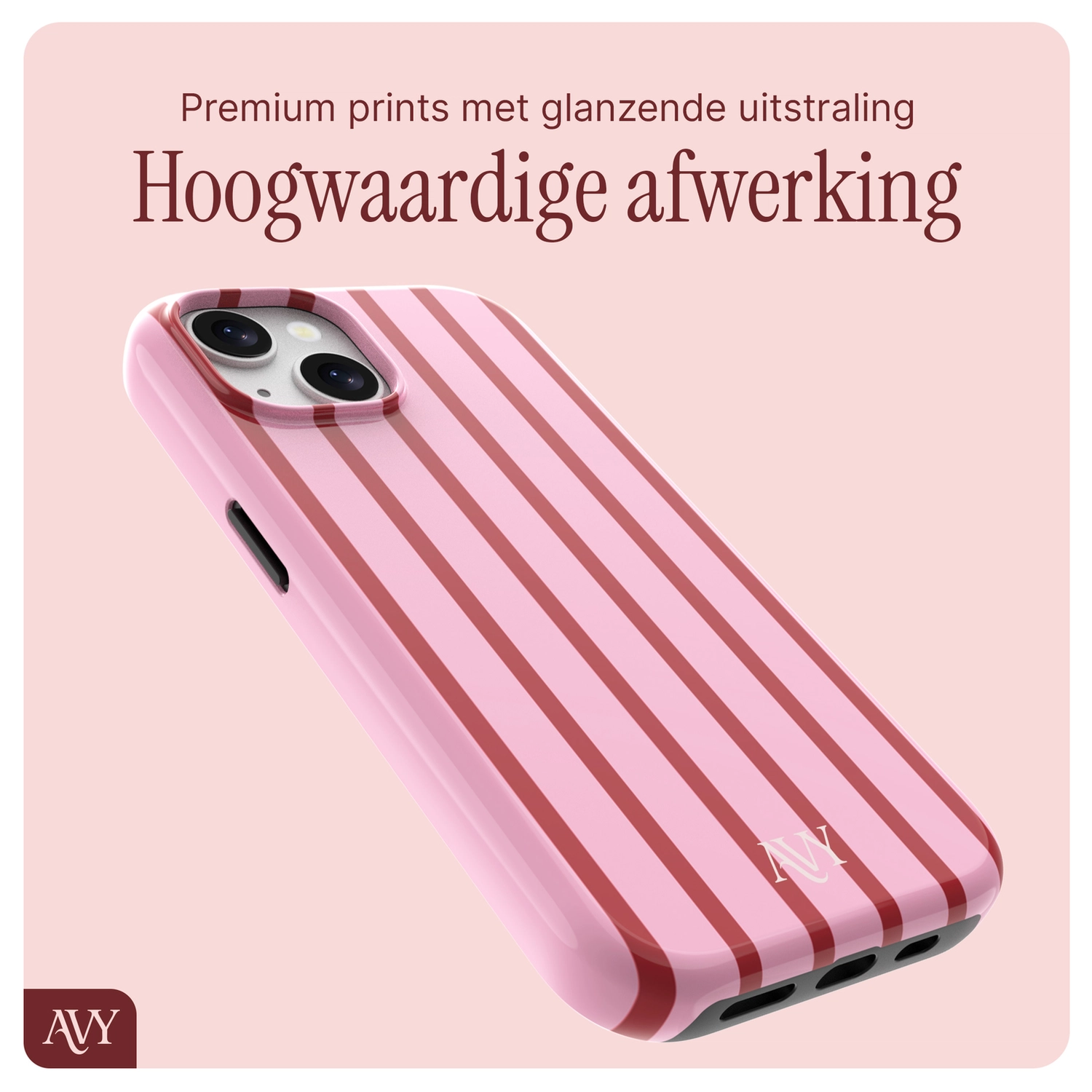 AVY Apple iPhone 13 / 14 MagSafe Hoesje met Koord (32CM) Linea Sol afbeelding 9