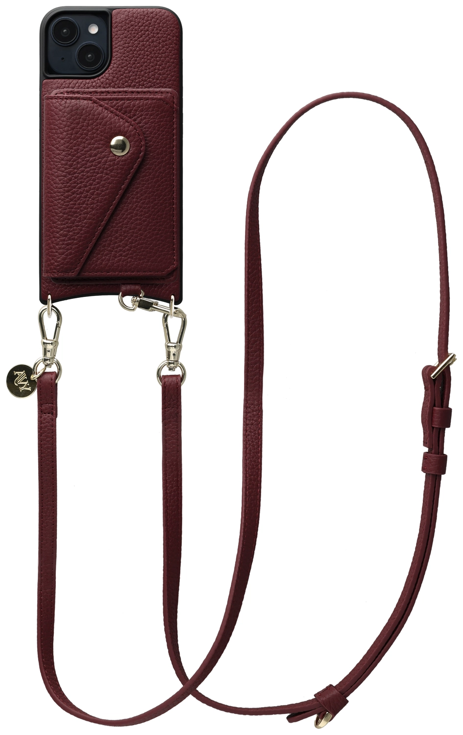 AVY Apple iPhone 14 / 13 - Styled Kit - Burgundy - Long Leather afbeelding 1