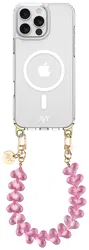 AVY Apple iPhone 14 Pro Hoesje met Koord & MagSafe 30CM Cupid Clear Pink afbeelding