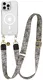 AVY Apple iPhone 14 Pro Hoesje met Koord & MagSafe 130CM Serengeti Zebra