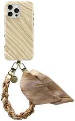 AVY Apple iPhone 14 Pro MagSafe Hoesje met Koord 32CM Aurum Gold afbeelding