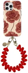 AVY Apple iPhone 14 Pro MagSafe Hoesje met Koord 30CM Hearts & Roses afbeelding