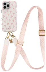 AVY Apple iPhone 14 Pro MagSafe Hoesje met Koord 130CM Cupid Blush afbeelding