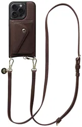 AVY Apple iPhone 14 Pro - Styled Kit - Chocolate - Long Leather afbeelding
