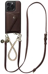 AVY Apple iPhone 14 Pro - Styled Kit - Chocolate - Leather and Gold afbeelding