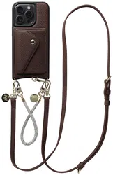 AVY Apple iPhone 14 Pro - Styled Kit - Chocolate - Leather and Silver afbeelding