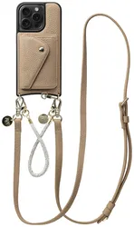 AVY Apple iPhone 14 Pro - Styled Kit - Beige - Leather and Silver afbeelding