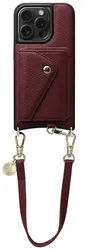 AVY Apple iPhone 14 Pro - Styled Kit - Burgundy - Short Leather afbeelding