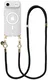 AVY Apple iPhone Air Hoesje met Koord & MagSafe 130CM Tressé Black afbeelding 1