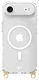 AVY Apple iPhone Air Hoesje met Koord & MagSafe 130CM Tressé Black afbeelding 11