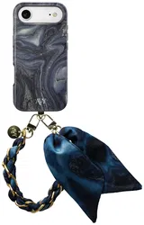 AVY Apple iPhone Air MagSafe Hoesje met Koord 32CM Obscura Blue afbeelding