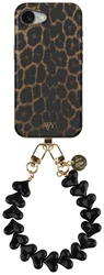 AVY Apple iPhone 17e / 16e MagSafe Hoesje met Koord 30CM Panther Hearts afbeelding