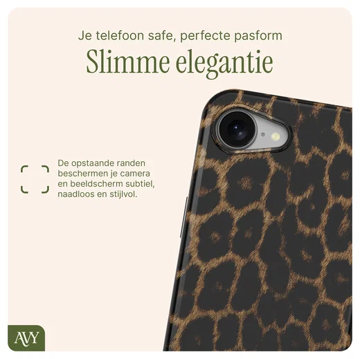 AVY Apple iPhone 17e / 16e MagSafe Hoesje met Koord 30CM Panther Hearts afbeelding 13