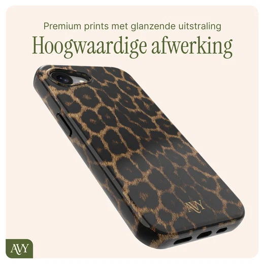 AVY Apple iPhone 17e / 16e MagSafe Hoesje met Koord 30CM Panther Hearts afbeelding 11