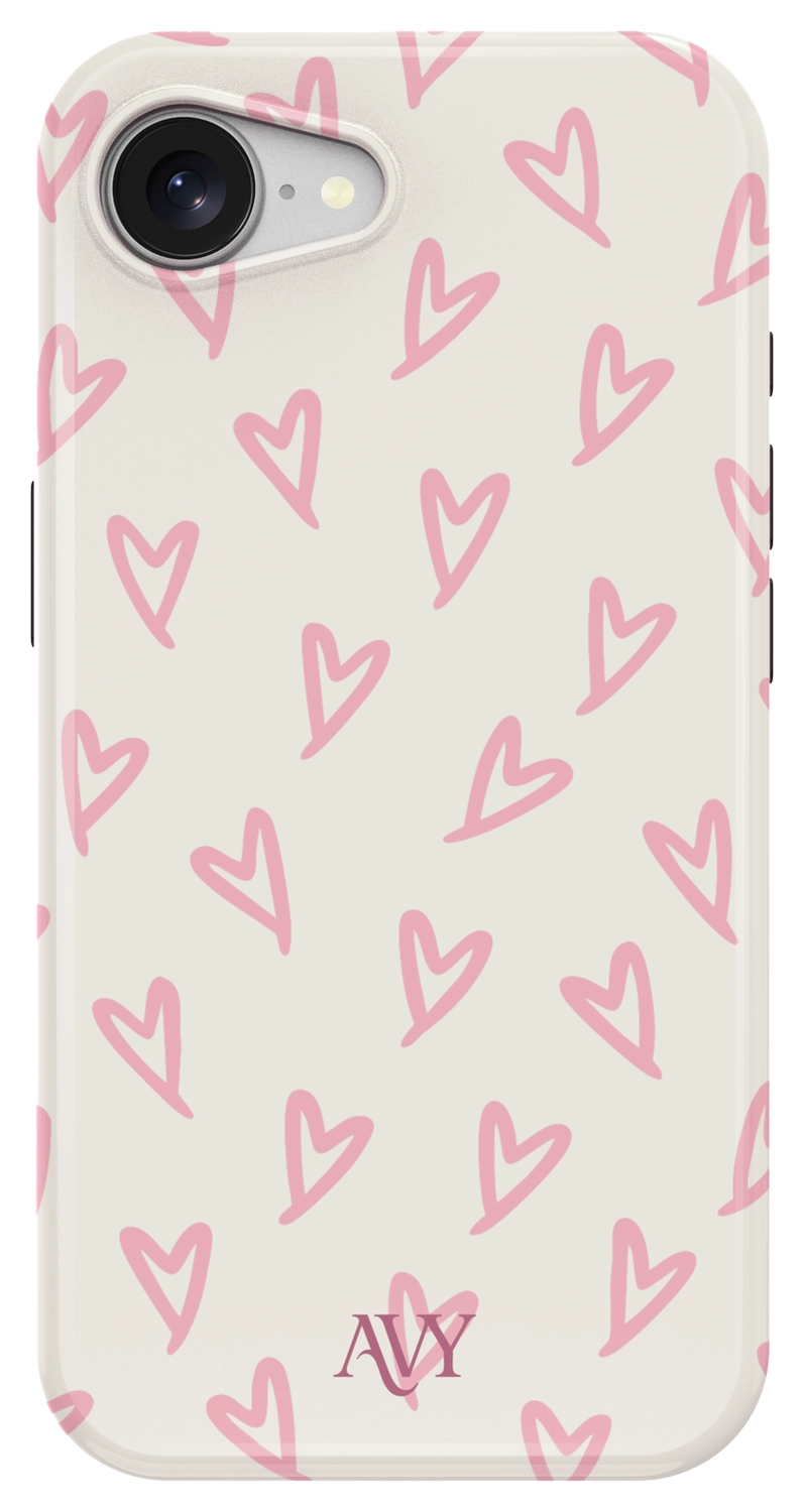 AVY Apple iPhone 17e / 16e MagSafe Hoesje met Koord 30CM Cupid Hearts afbeelding 12