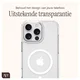 AVY Apple iPhone 14 Pro Max Hoesje met Koord & MagSafe 130CM Tressé Beige afbeelding 7