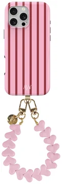 AVY Apple iPhone 14 Pro Max MagSafe Hoesje met Koord 30CM Linea Hearts