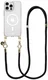 AVY Apple iPhone 13 Pro Hoesje met Koord & MagSafe 130CM Tressé Black afbeelding 1