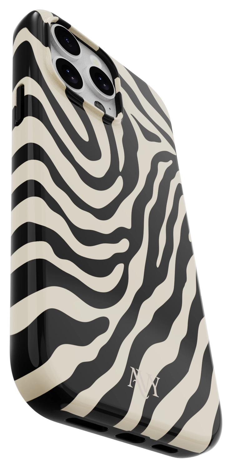 AVY Apple iPhone 13 Pro MagSafe Hoesje met Koord 32CM Serengeti Zebra afbeelding 12