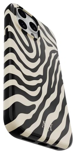 AVY Apple iPhone 13 Pro MagSafe Hoesje met Koord 32CM Serengeti Zebra afbeelding 12