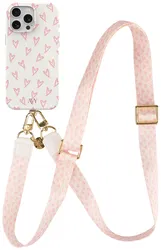 AVY Apple iPhone 13 Pro MagSafe Hoesje met Koord 130CM Cupid Blush afbeelding