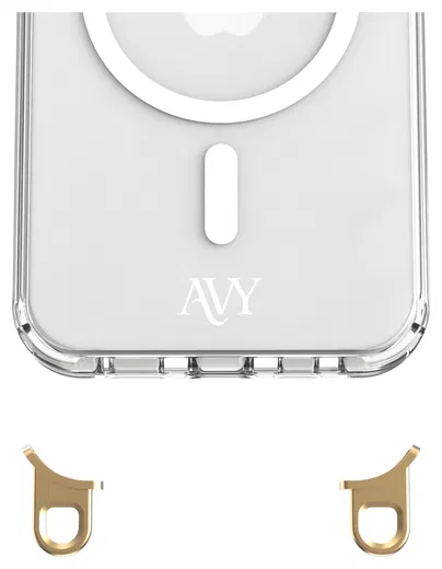 AVY Apple iPhone 13 Pro Max Hoesje met Koord & MagSafe 30CM Cupid Black afbeelding 13