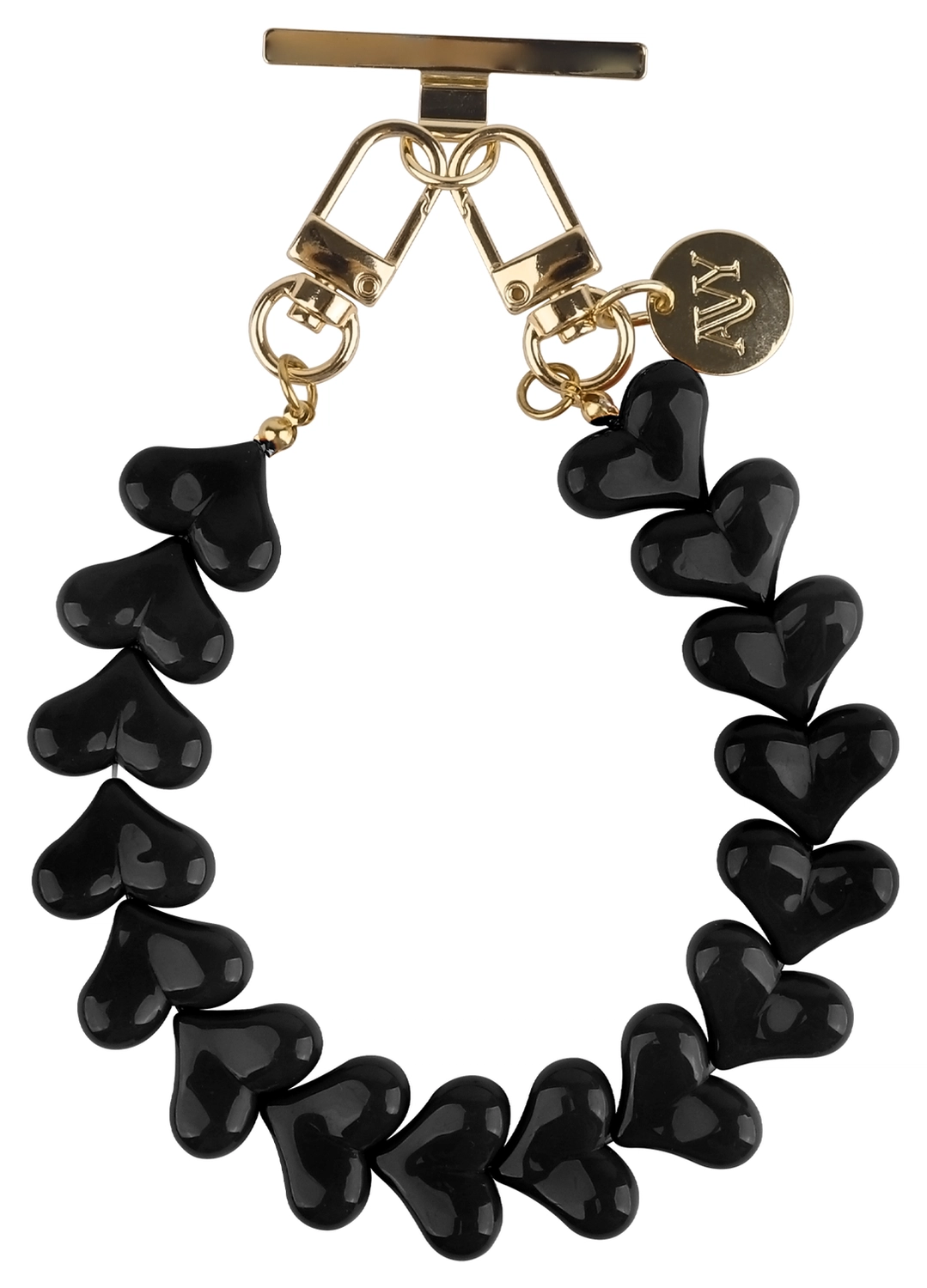 AVY Apple iPhone 13 Pro Max Hoesje met Koord & MagSafe 30CM Cupid Black afbeelding 17