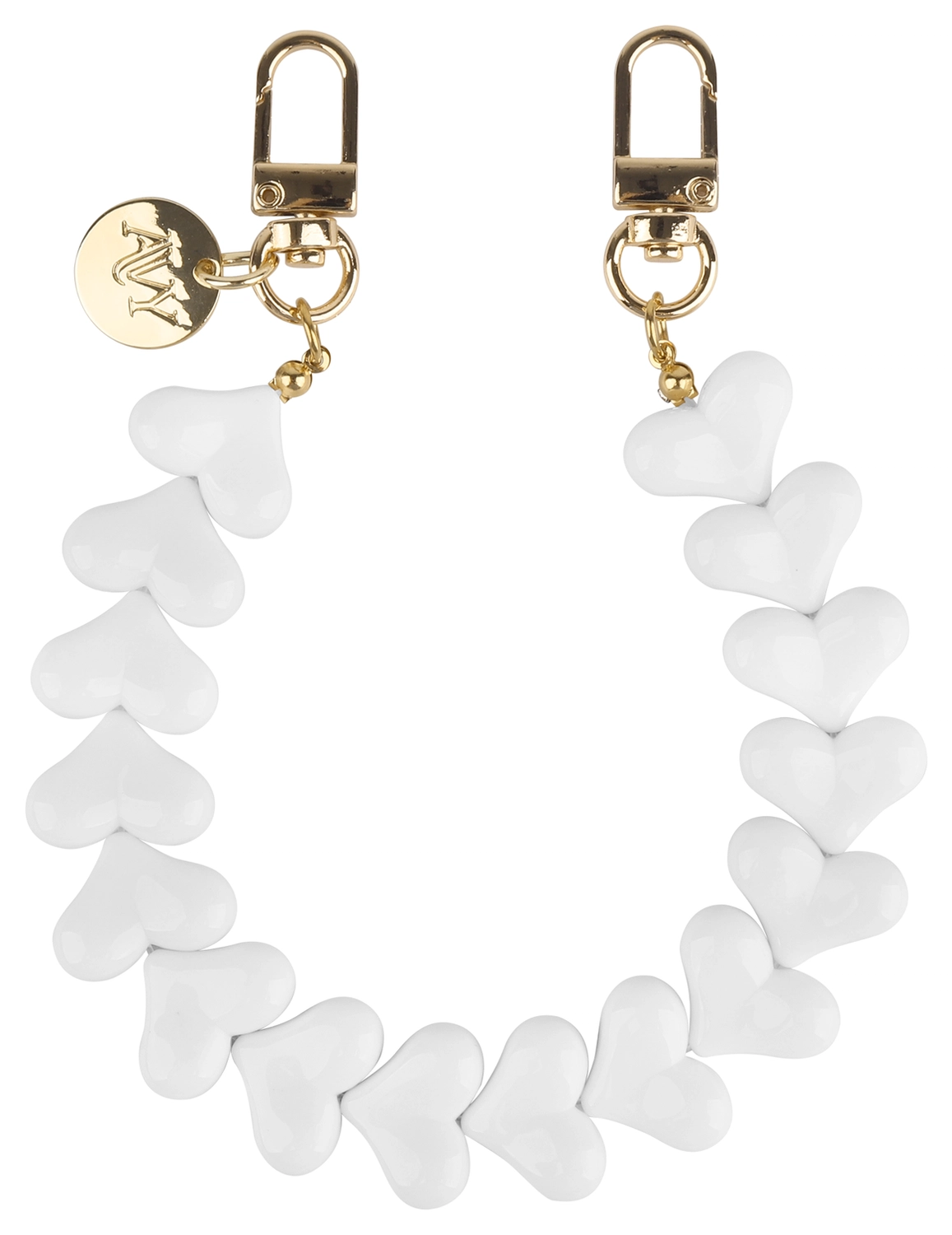 AVY Apple iPhone 13 Pro Max Hoesje met Koord & MagSafe 30CM Cupid White afbeelding 11