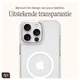AVY Apple iPhone 13 Pro Max Hoesje met Koord & MagSafe 130CM Tressé Beige afbeelding 7