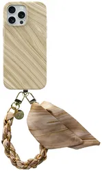 AVY Apple iPhone 13 Pro Max MagSafe Hoesje met Koord 32CM Aurum Gold afbeelding