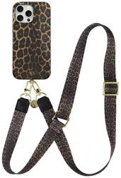 AVY Apple iPhone 13 Pro Max MagSafe Hoesje met Koord 130CM Panthera Chic afbeelding