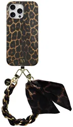 AVY Apple iPhone 13 Pro Max MagSafe Hoesje met Koord 32CM Panthera Chic afbeelding