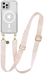 AVY Apple iPhone 12 Pro Max Hoesje met Koord & MagSafe 130CM Cupid Blush afbeelding