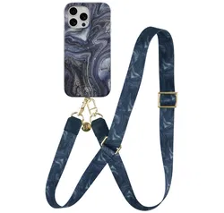 AVY Apple iPhone 12 Pro Max MagSafe Hoesje met Koord 130CM Obscura Blue afbeelding