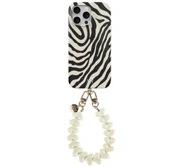 AVY Apple iPhone 12 Pro Max MagSafe Hoesje met Koord 30CM Safari Hearts afbeelding