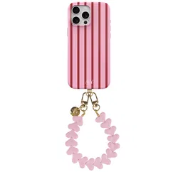 AVY Apple iPhone 12 Pro Max MagSafe Hoesje met Koord 30CM Linea Hearts afbeelding