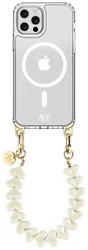 AVY Apple iPhone 12 / 12 Pro Hoesje met Koord & MagSafe 30CM Cupid Beige afbeelding