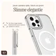 AVY Apple iPhone 12 / 12 Pro Hoesje met Koord & MagSafe 130CM Tressé Black afbeelding 5