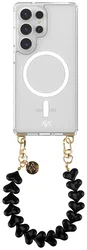 AVY Samsung Galaxy S25 Ultra Hoesje met Koord & MagSafe 30CM Cupid Black afbeelding