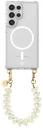 AVY Samsung Galaxy S25 Ultra Hoesje met Koord & MagSafe 30CM Cupid Beige