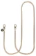 AVY Samsung Galaxy S25 Ultra Hoesje met Koord & MagSafe 120CM Aurum Lien Long afbeelding 11
