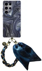 AVY Samsung Galaxy S25 Ultra MagSafe Hoesje met Koord (32CM) Obscura Blue afbeelding