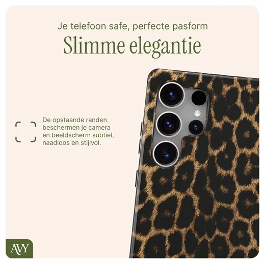 AVY Samsung Galaxy S25 Ultra MagSafe Hoesje met Koord 30CM Panther Hearts afbeelding 6