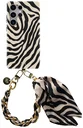 AVY Samsung Galaxy S25 Ultra MagSafe Hoesje met Koord (32CM) Serengeti Zebra