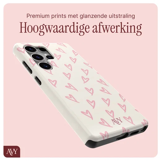 AVY Samsung Galaxy S25 Ultra MagSafe Hoesje met Koord 30CM Cupid Hearts afbeelding 9
