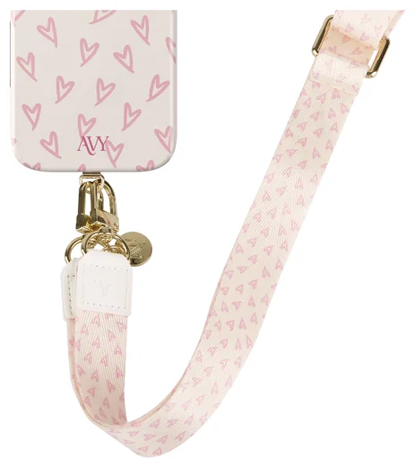 AVY Samsung Galaxy S25 Ultra MagSafe Hoesje met Koord 130CM Cupid Blush afbeelding 14