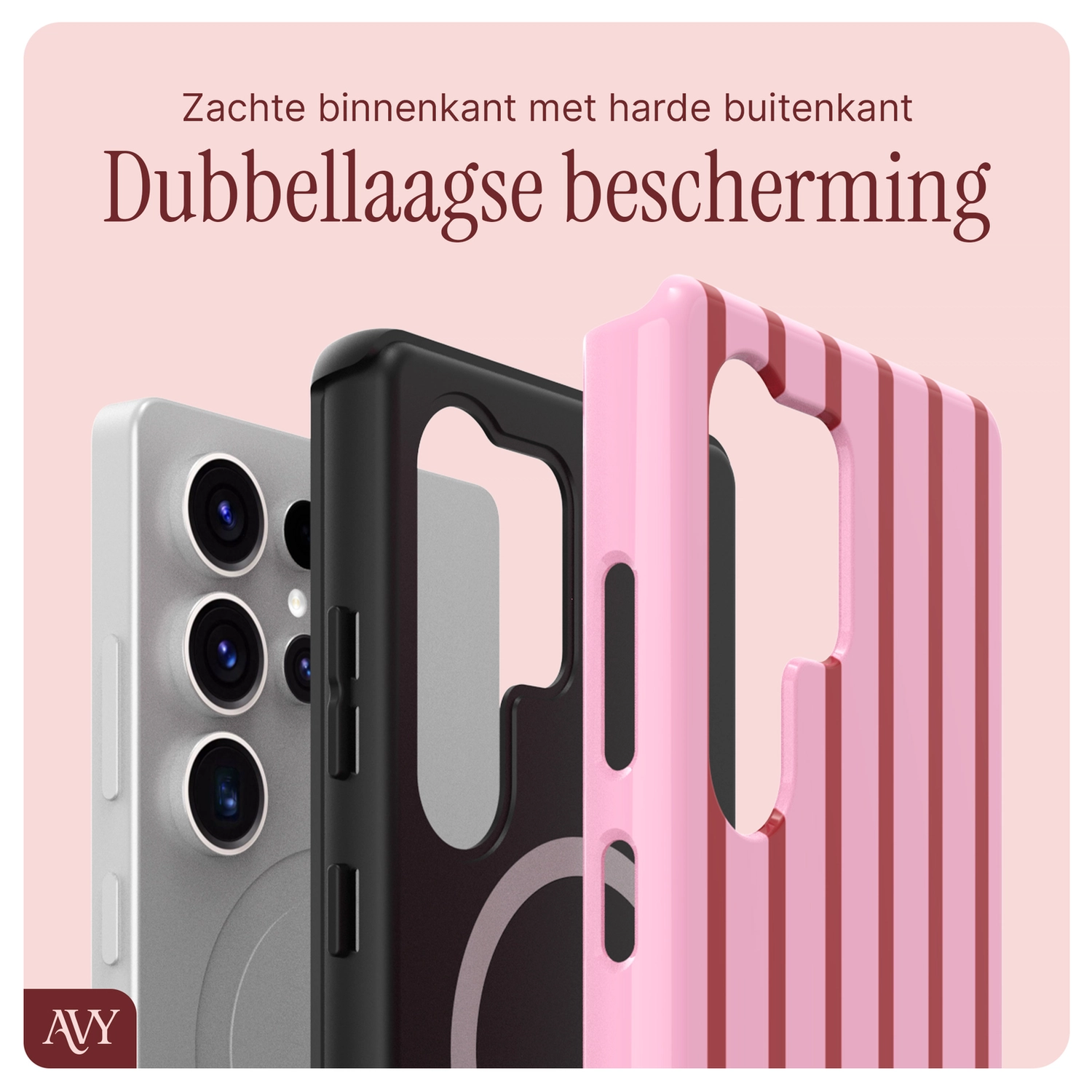 AVY Samsung Galaxy S25 Ultra MagSafe Hoesje met Koord 130CM Linea Sol afbeelding 7